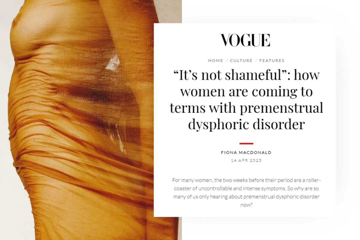 “It’s Not Shameful”: How Women Are Coming to Terms with Premenstrual Dysphoric Disorder