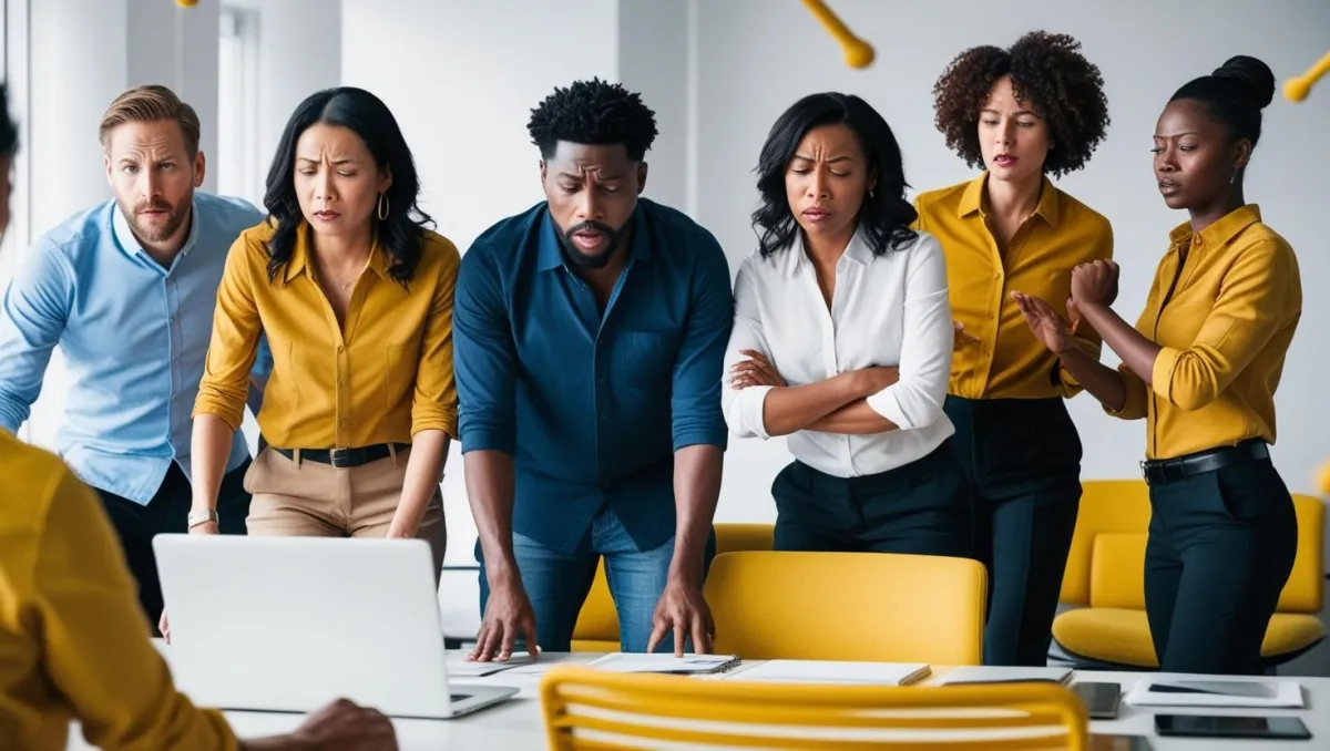 alt="Business team collaborating on AI-powered follow-up strategies"