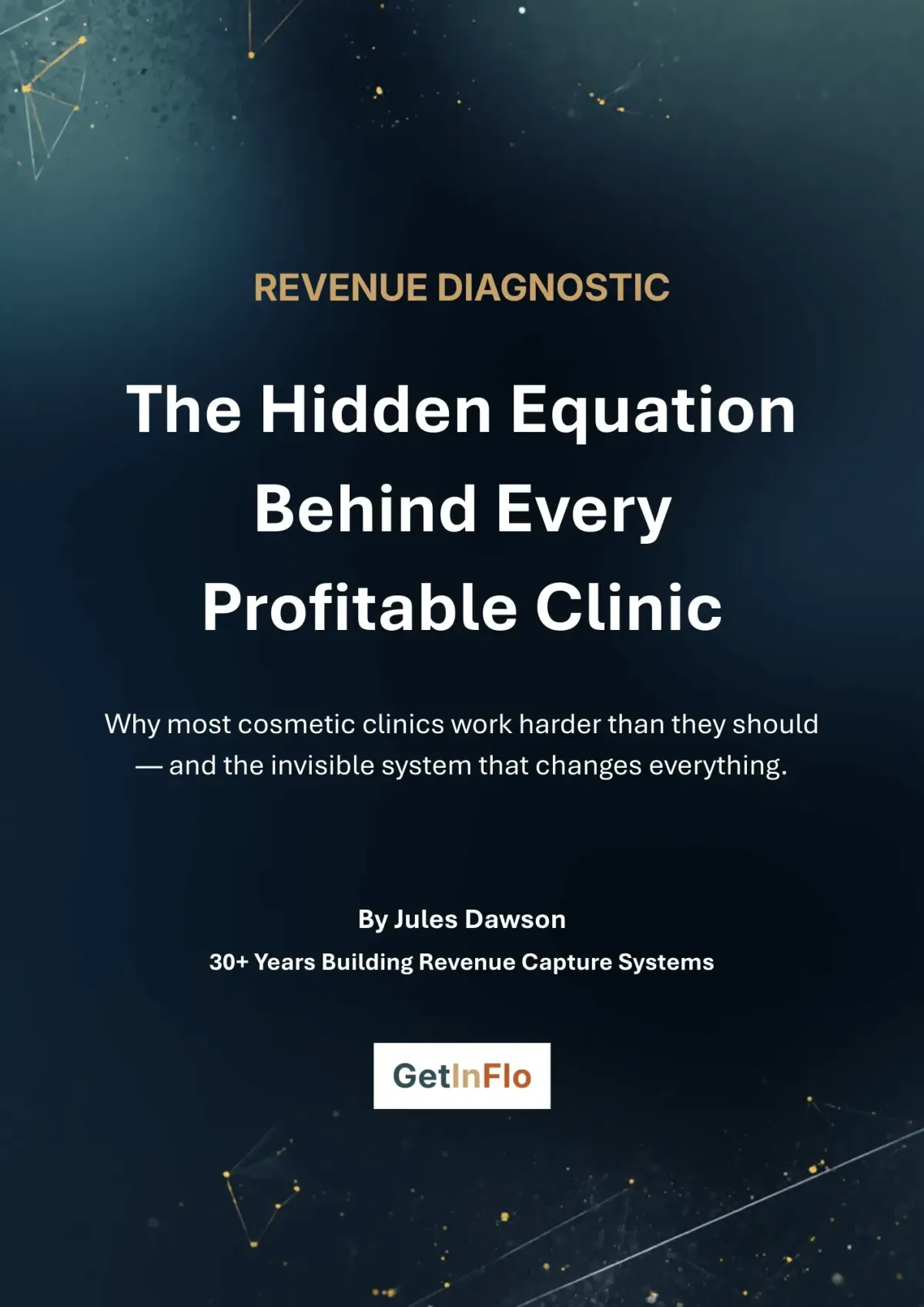 The Hidden Equation Behind Every Profitable Clinic — free revenue diagnostic guide by Jules Dawson