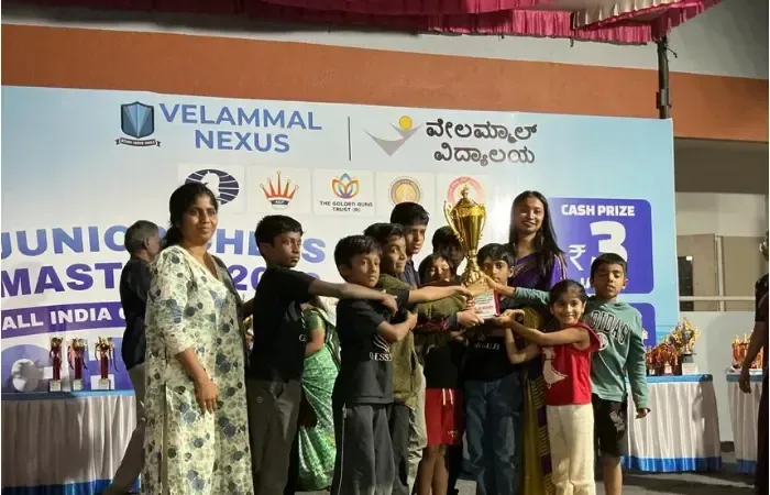 CHESS KLUB Ananth Nagar Named “Best Academy” at All India Open FIDE Rated Tournament