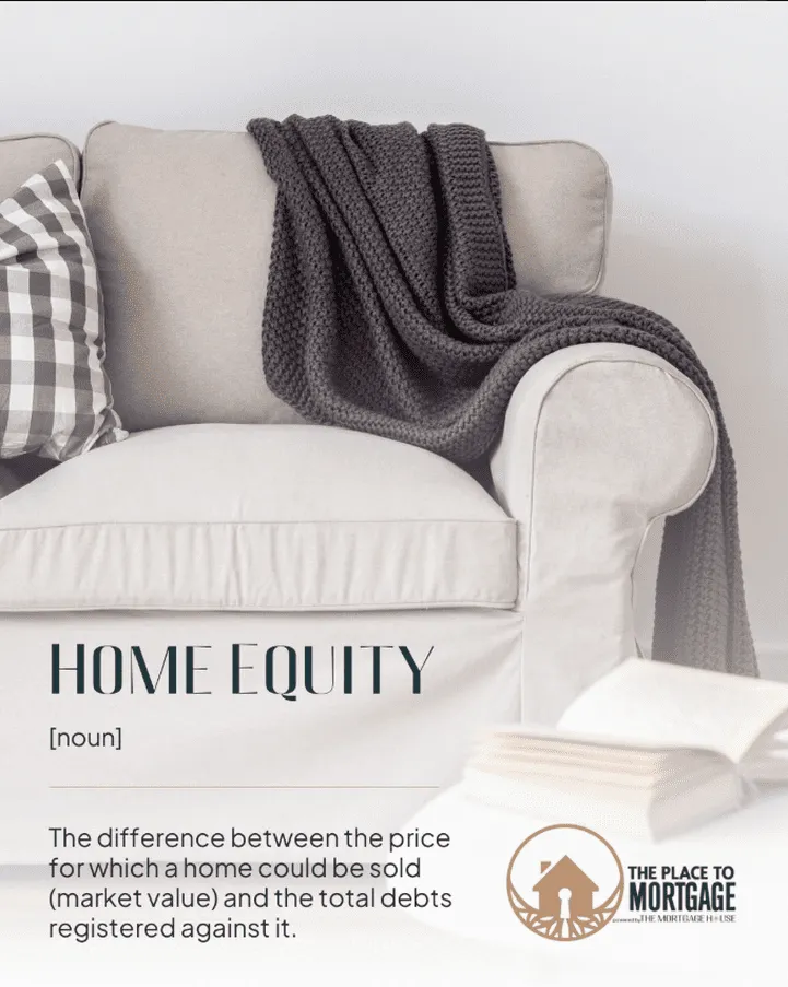 Canadian homeowner reviewing home equity options — home equity is the difference between your property’s market value and remaining mortgage balance. As equity builds, it can be used for renovations, investments, or debt consolidation in Alberta and British Columbia.