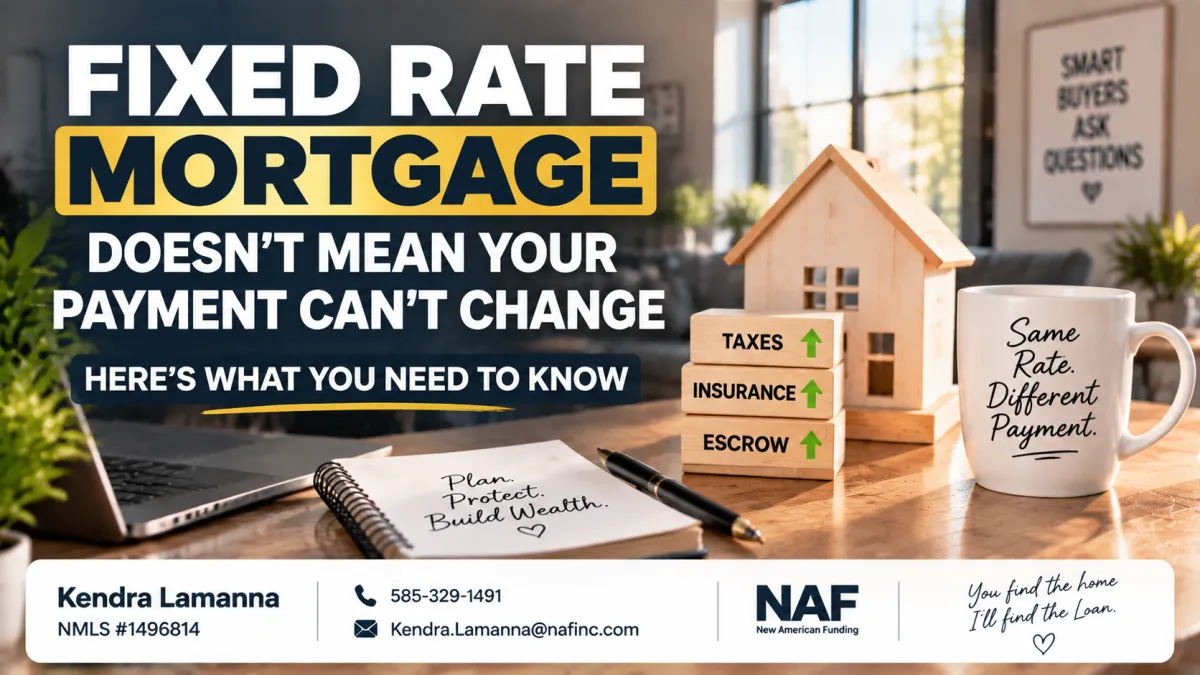 A Fixed Rate Mortgage Does Not Mean Your Monthly Payment Can Never Change and Here Is Why