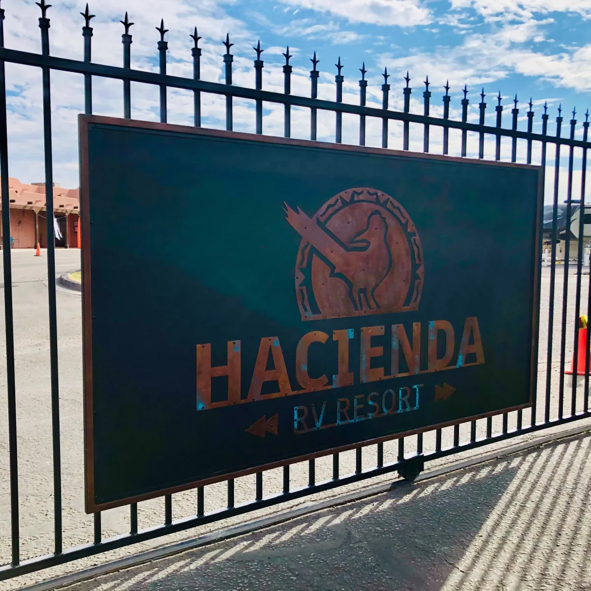 Premium bathhouse and lounge chairs at hacienda rv resort in las cruces new mexico