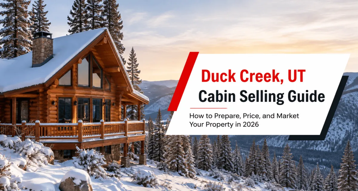 Duck Creek, UT cabin selling guide for pricing, preparation, and marketing