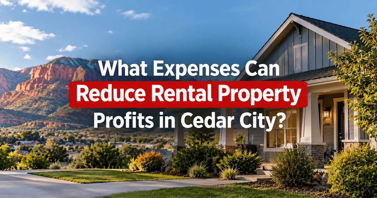 What Expenses Can Reduce Rental Property Profits in Cedar City?