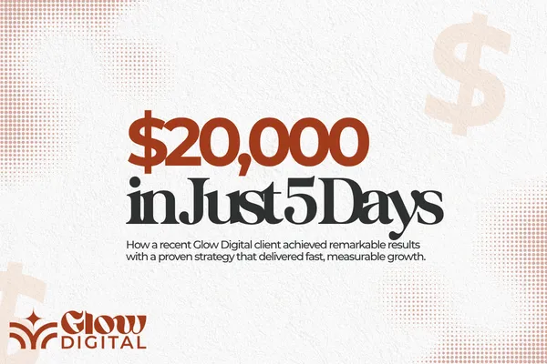 How a 200,000-Strong Instagram Audience Generated Almost $20,000 in 5 Days - Without a Single New Follower By Florence Blackadder, Glow Digital