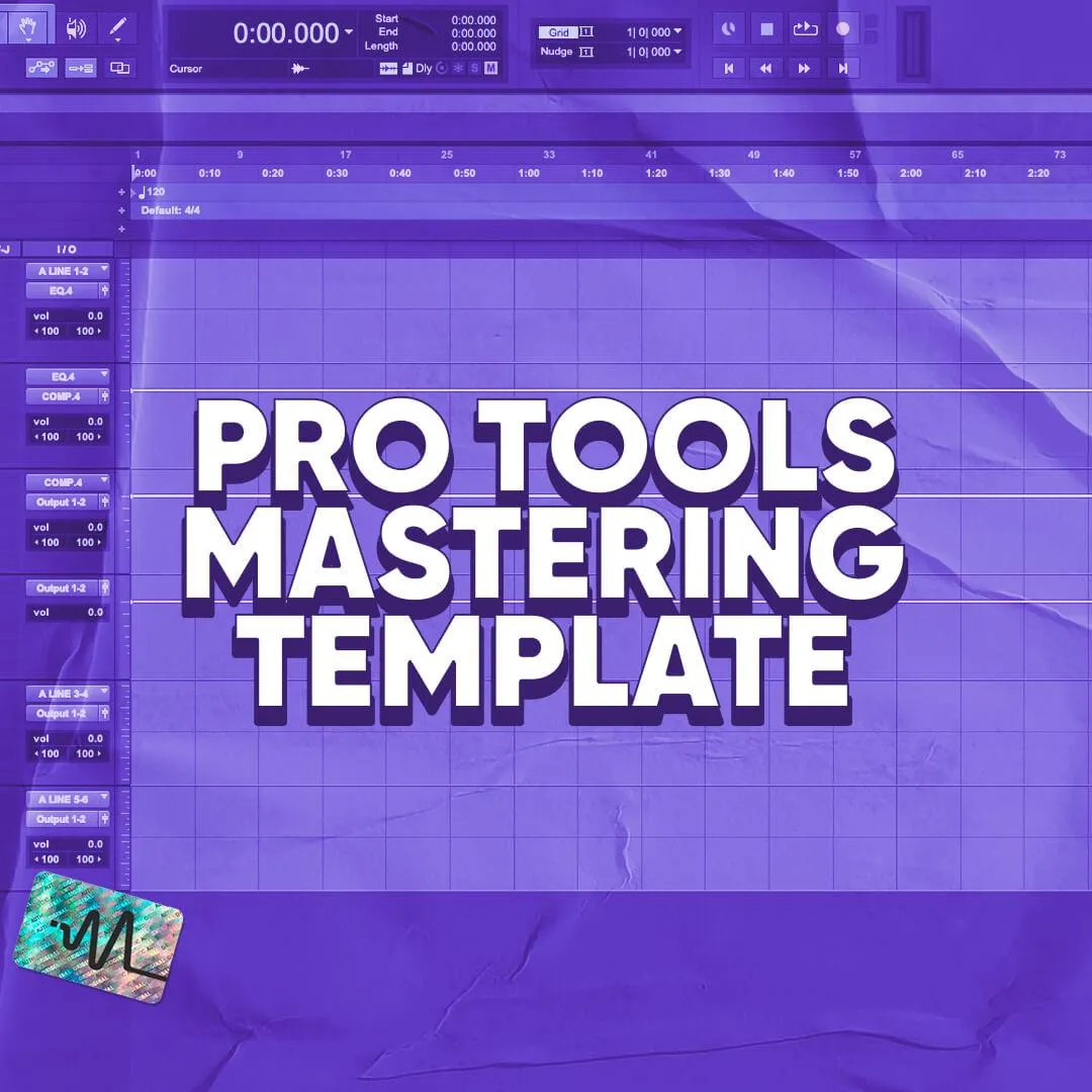 Pro Tools Mastering Template
