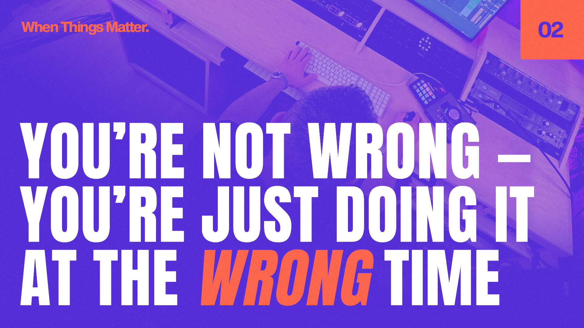 Why You’re Not Bad at Mixing — You’re Just Too Early