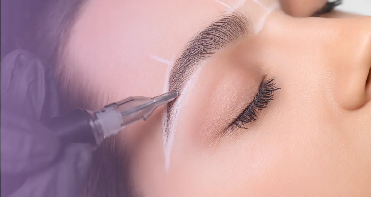 EyEnvy luxury beauty studio interior in Londonderry, NH — permanent makeup, brows, lashes, and facial treatment services
