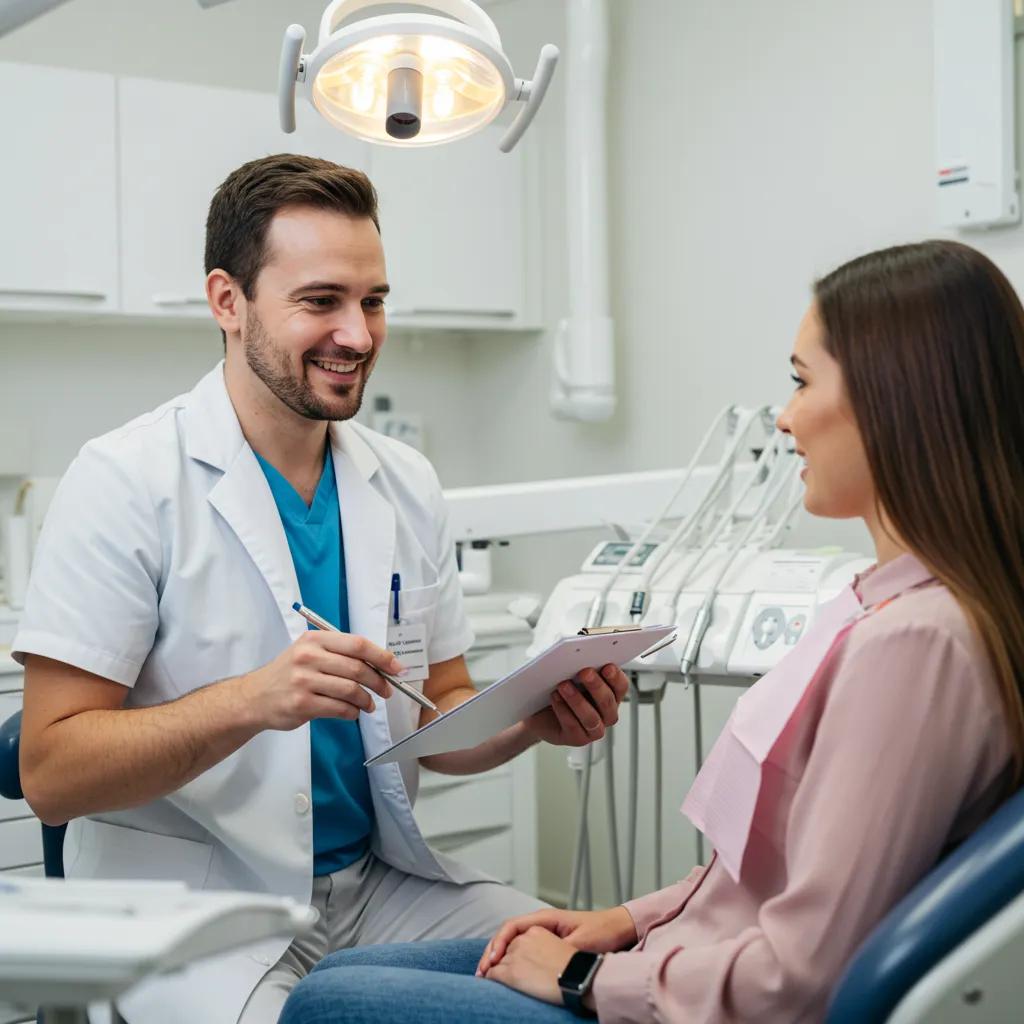 dentist doing dental work