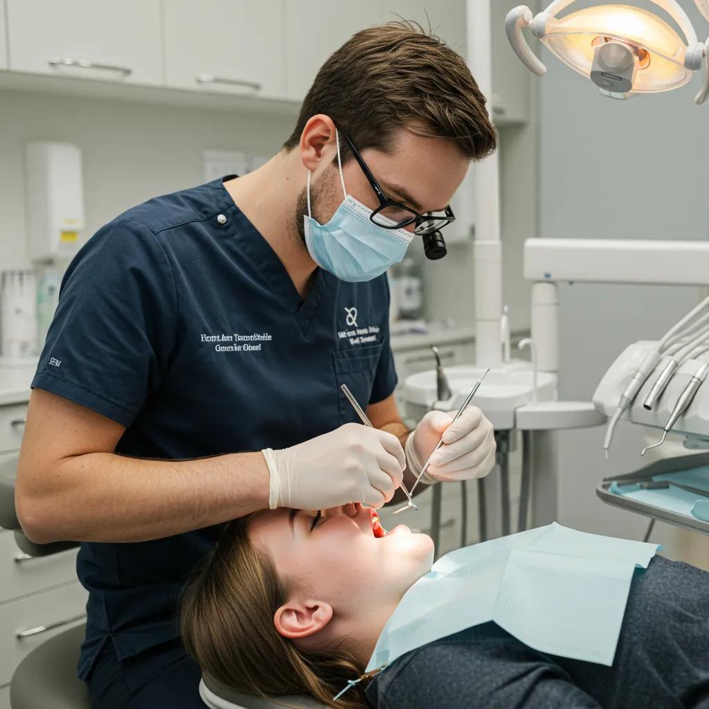 dentist doing dental work