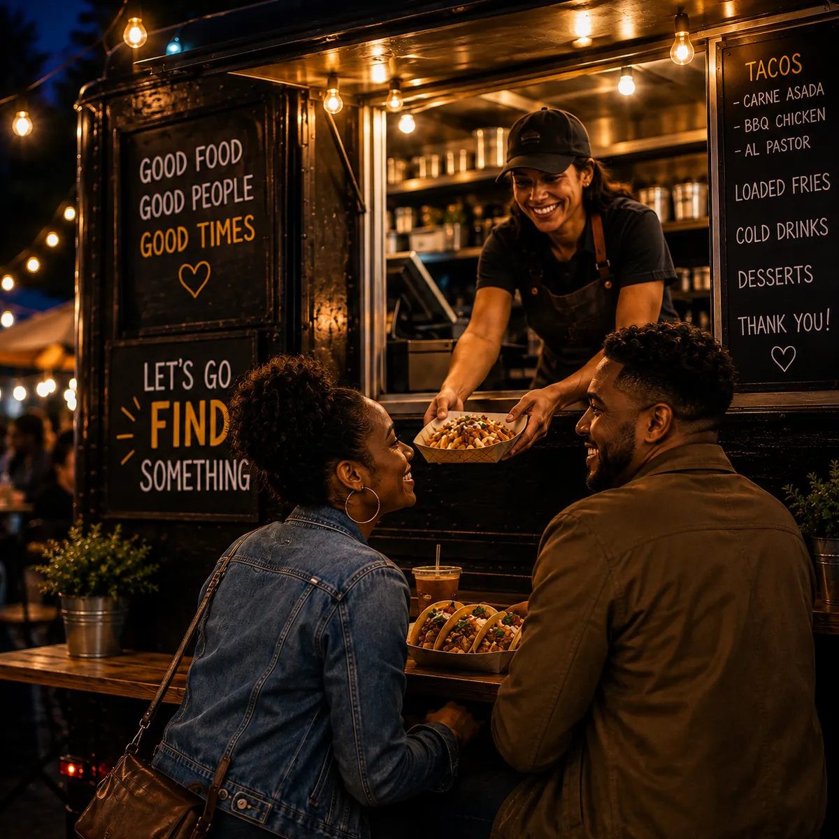 Lifestyle image representing food lovers