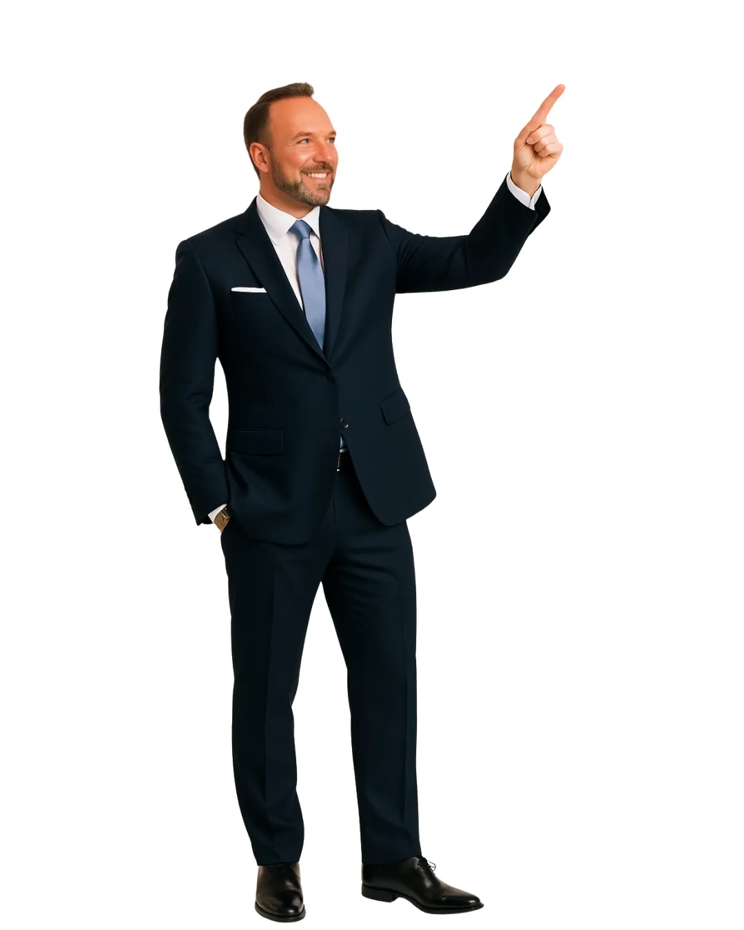 Roger fishel financial advisor pointing at frequently asked retirement planning questions