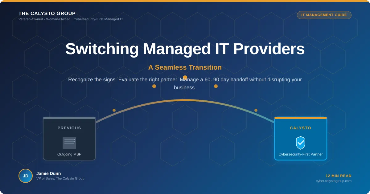 Switching Managed IT Providers: A Seamless Transition