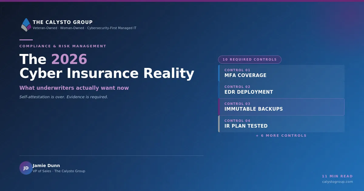 Cyber Insurance 2026: What Underwriters Want