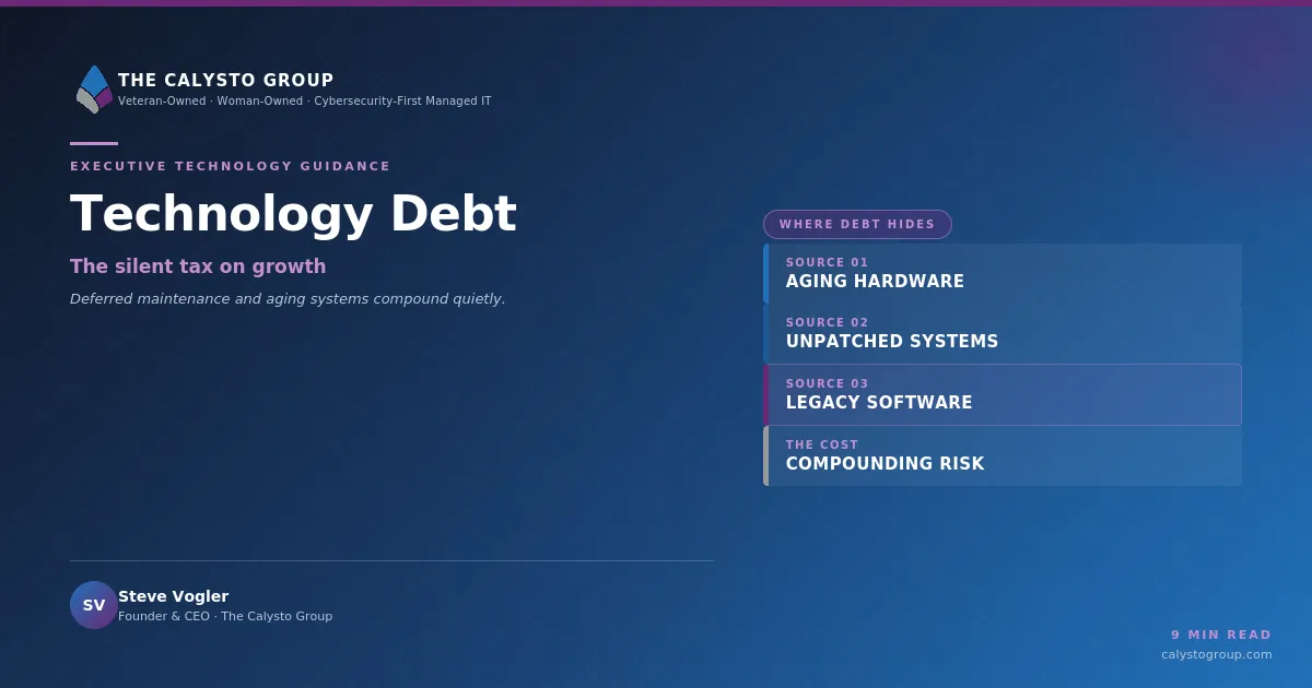 Technology Debt: The Silent Tax on Growth