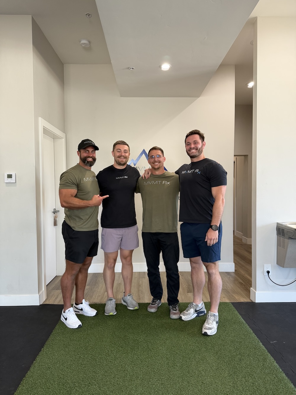 The four chiropractors at MVMT Rx Sports Care and Chiropractic in Reno, NV