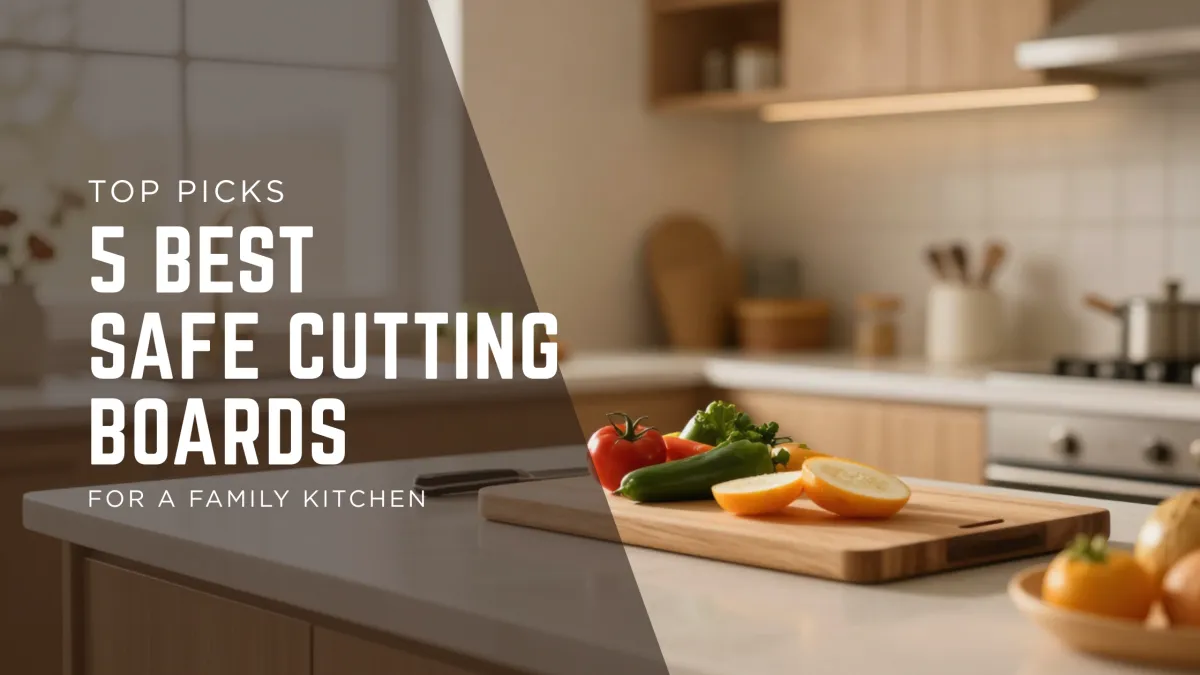 5 best safe cutting boards for a family kitchen