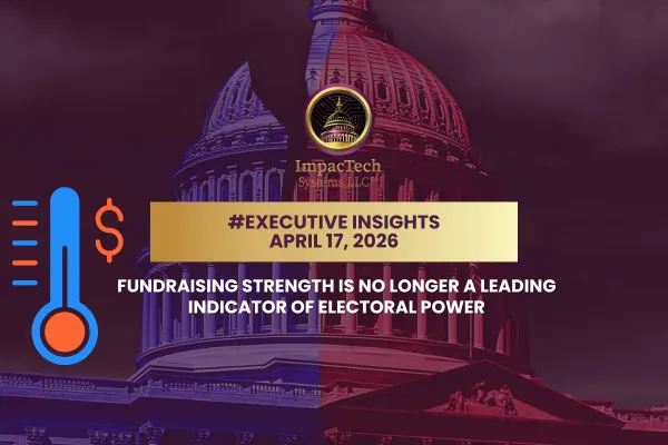 Executive Insights: Fundraising Strength Is No Longer a Leading Indicator of Electoral Power