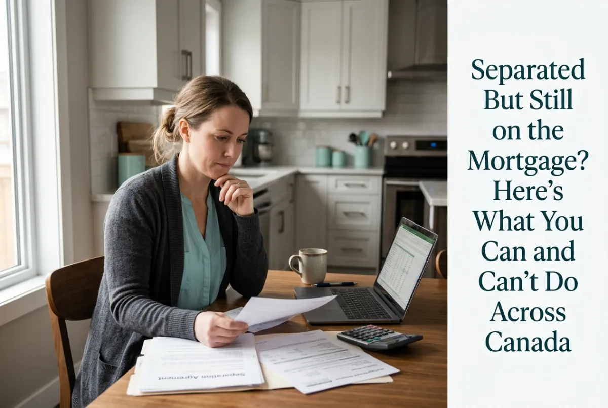 Separated But Still on the Mortgage? Here's What You Can and Can't Do Across Canada