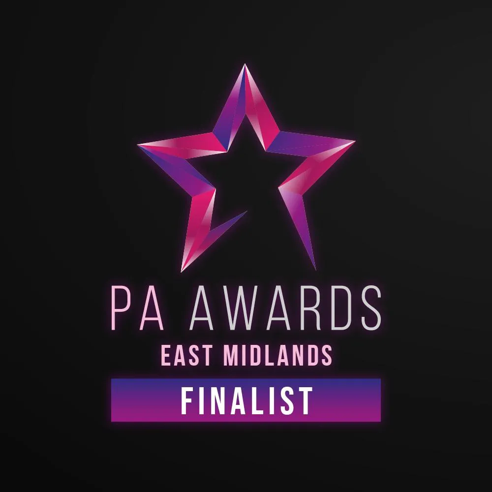 East Midlands PA Awards Finalist logo