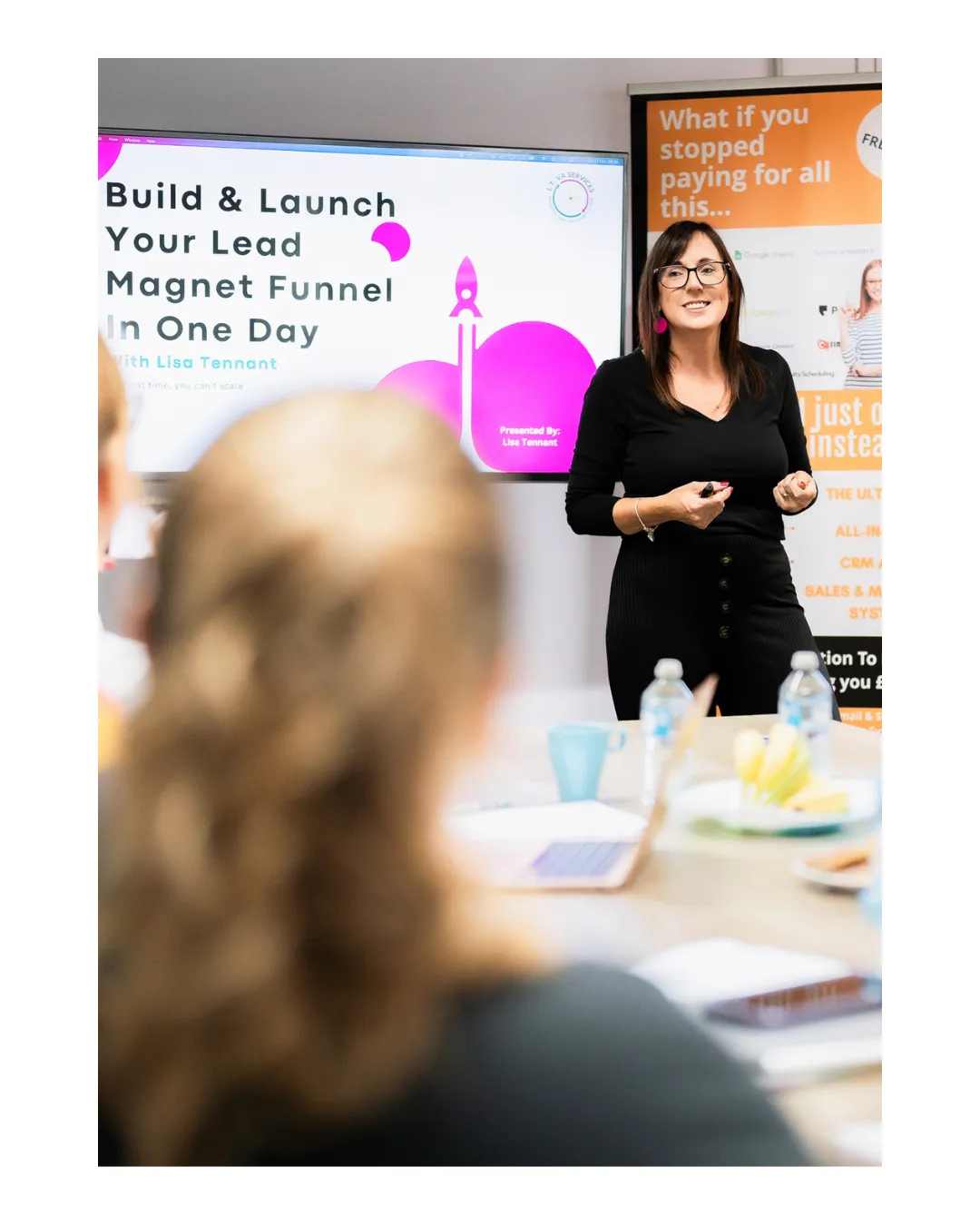 Lisa Tennant delivering a workshop