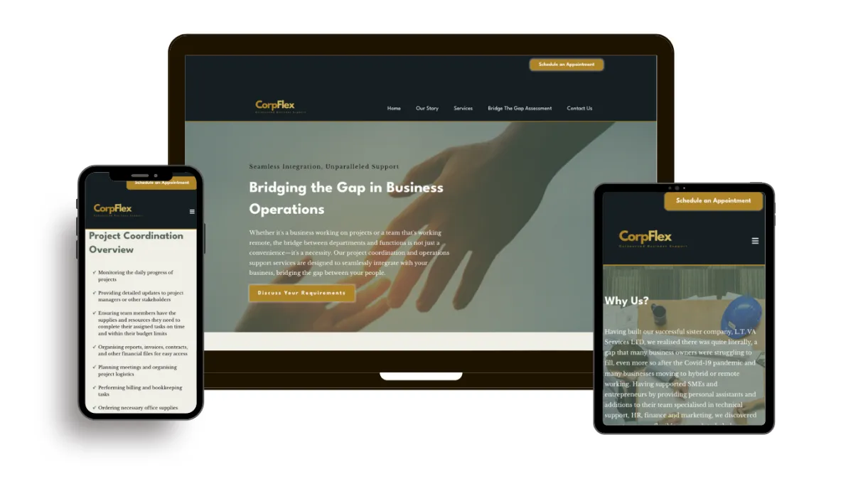 kindful Kids website build