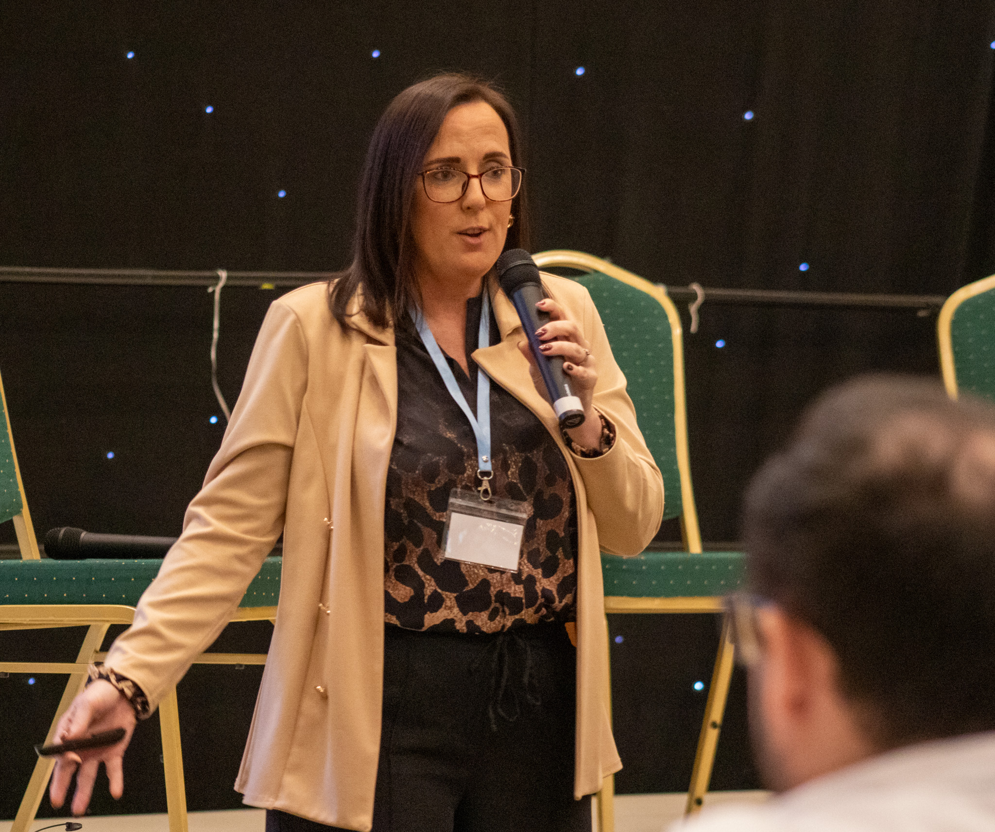 Lisa Tennant talking at the Business Peak District Digital and AI Summit