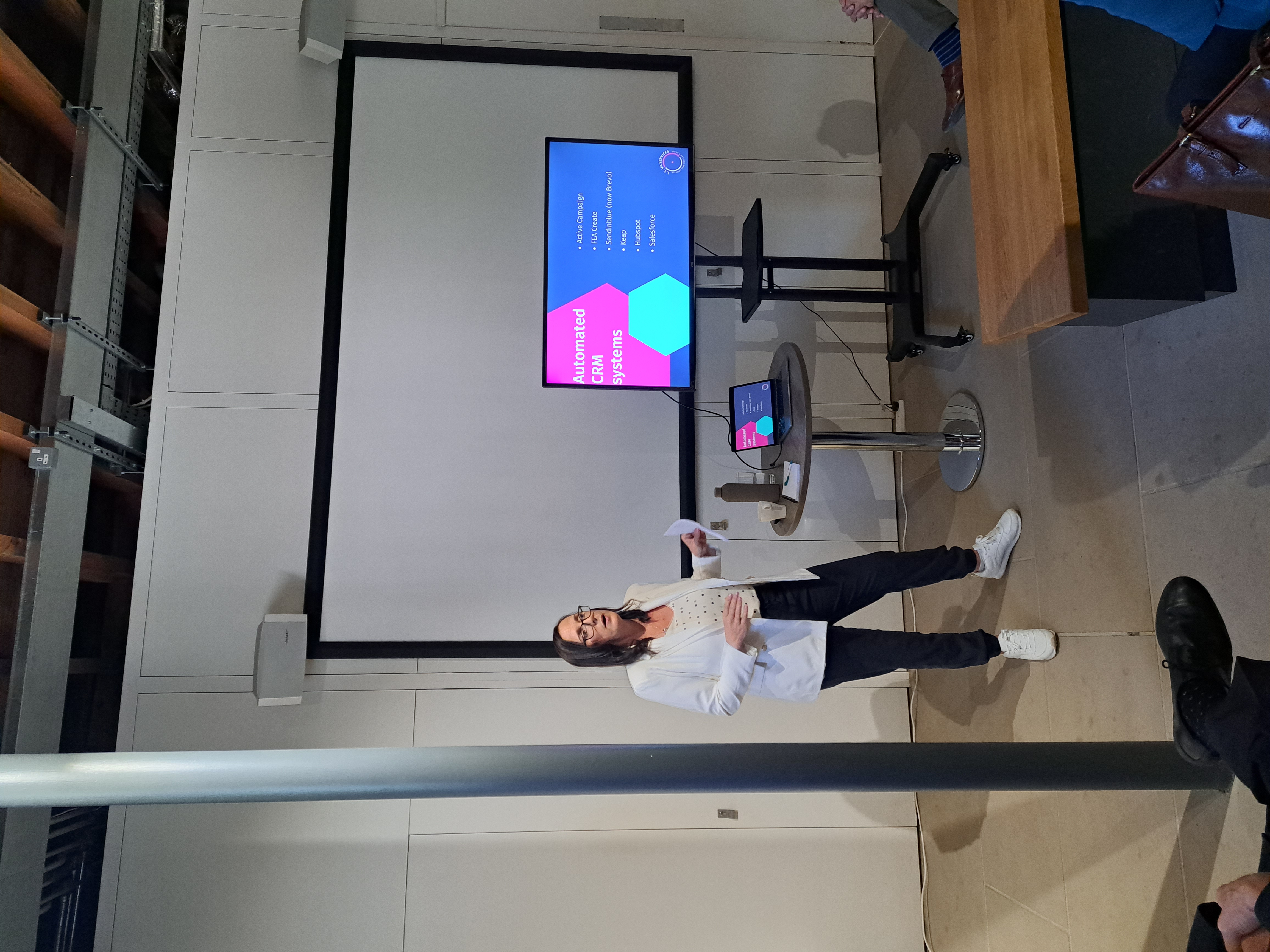 Lisa Tennant speaking about CRM automation
