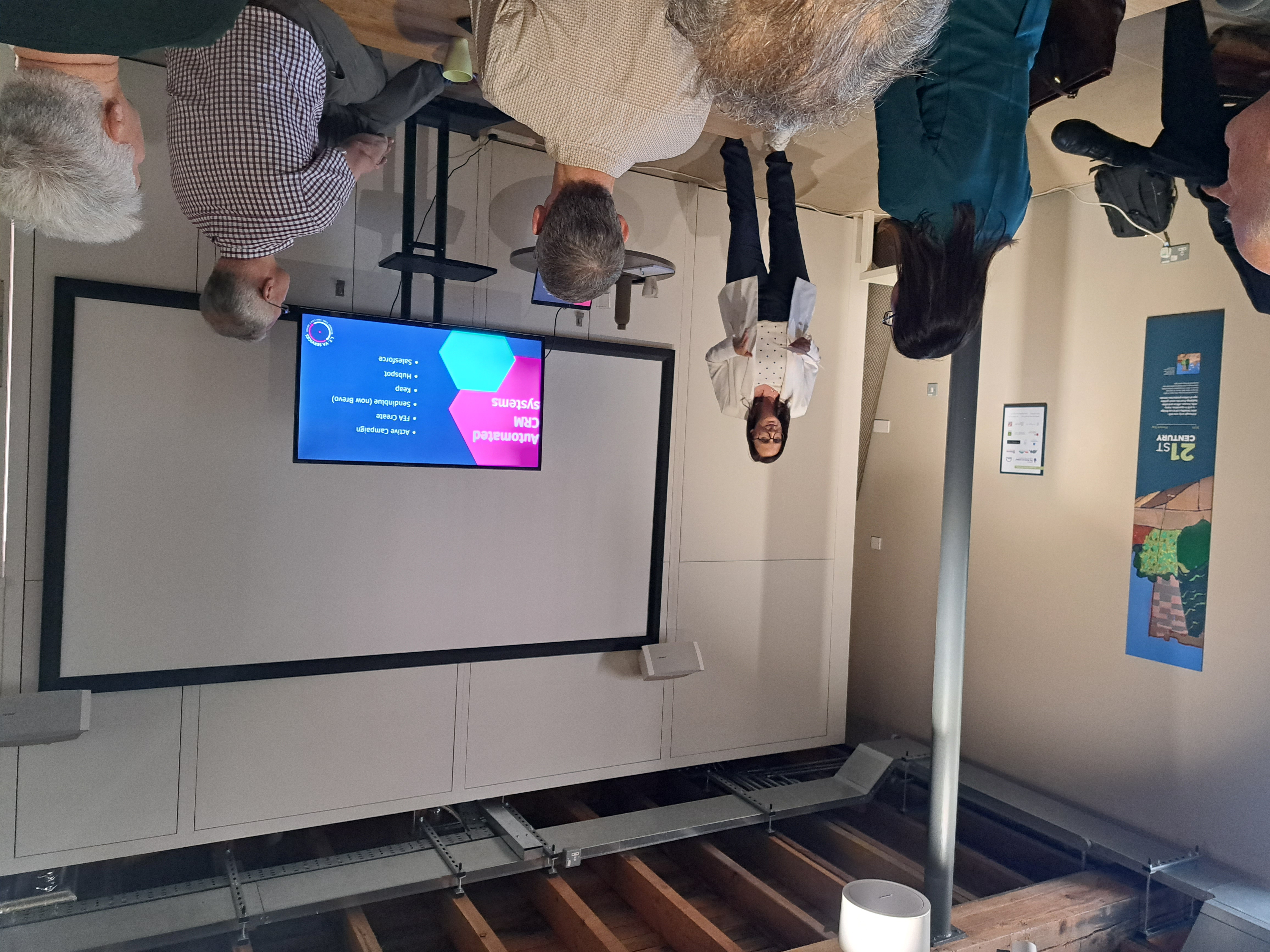 Lisa Tennant talking at the Business Peak District Digital and AI Summit