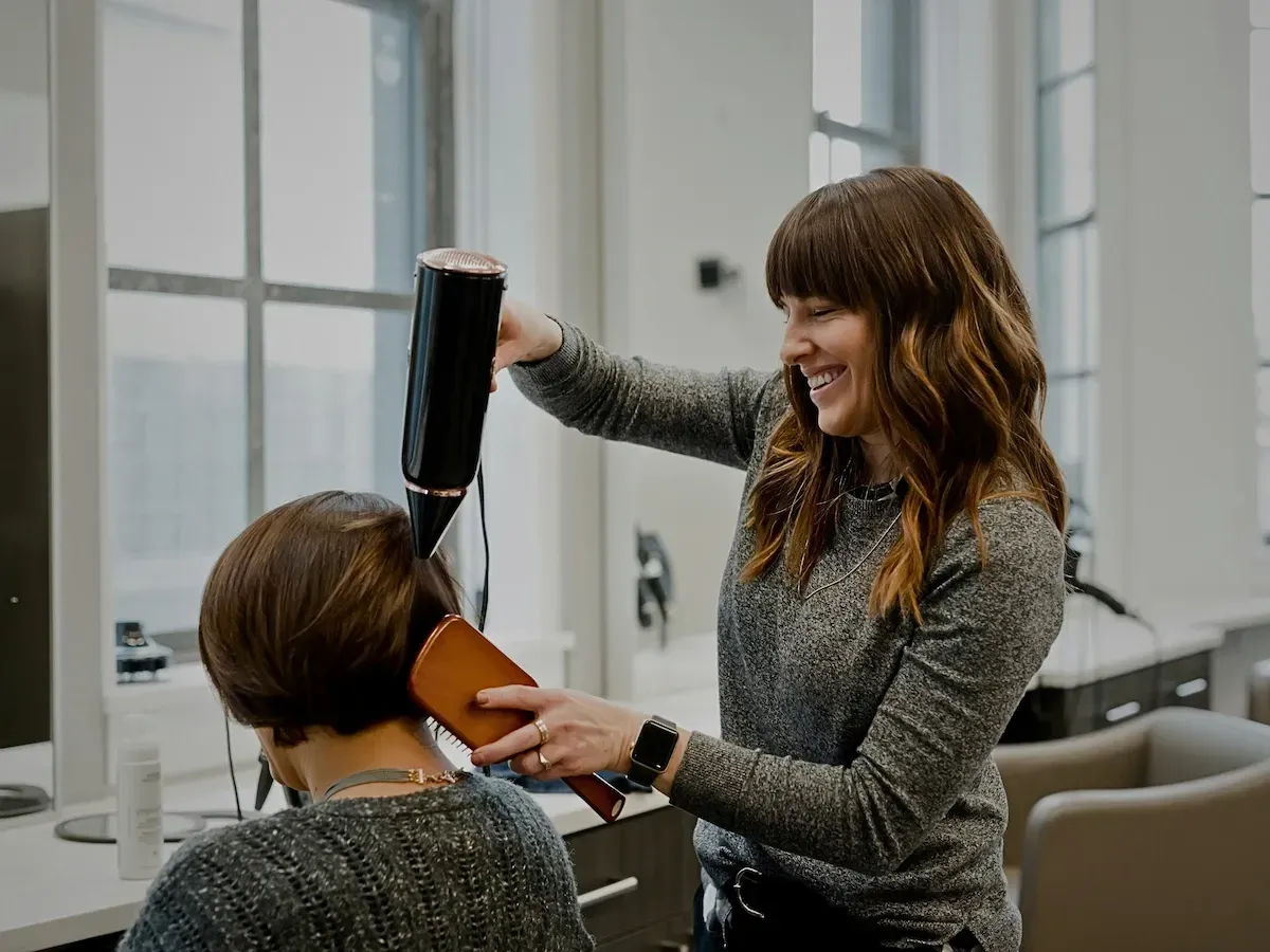 Haircut at Kingston hair salon