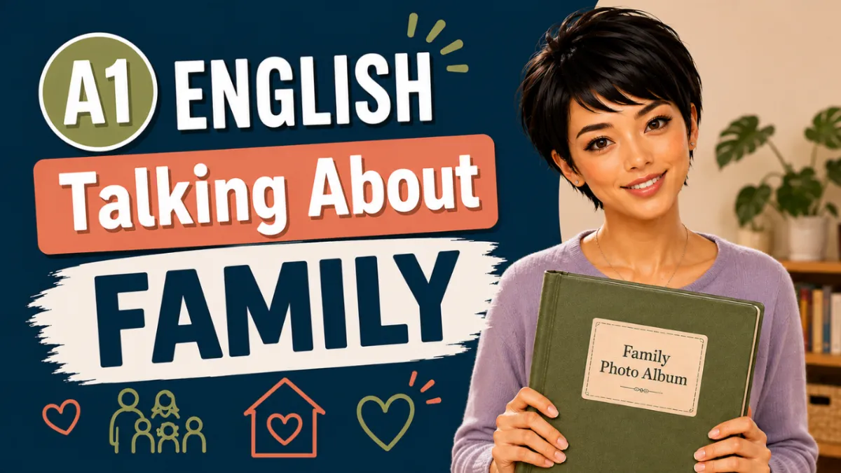 Talk about Extended Family in English | A1 English Lesson