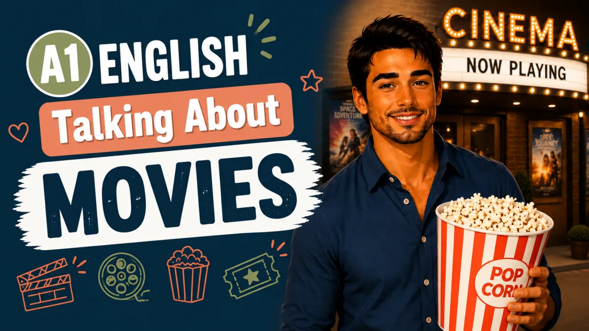 Talk about Movies in English | A1 English Lesson