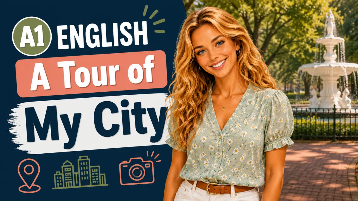 A Tour of My City | A1 English Lesson