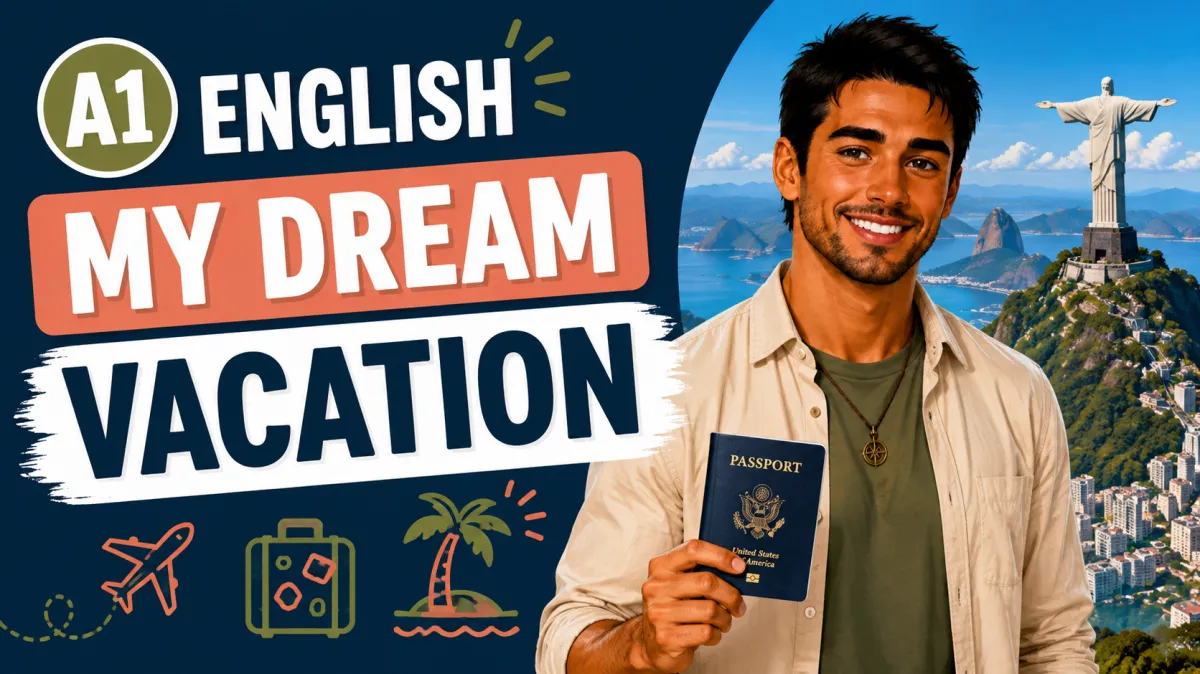 Talking about Travel Plans in English | A1 English Lesson