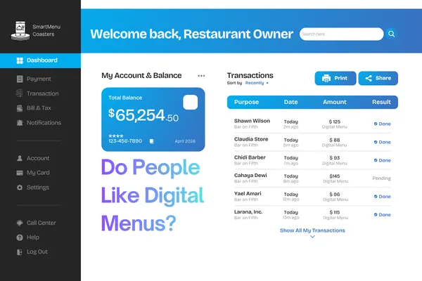 How Digital Menus Affect User Behavior