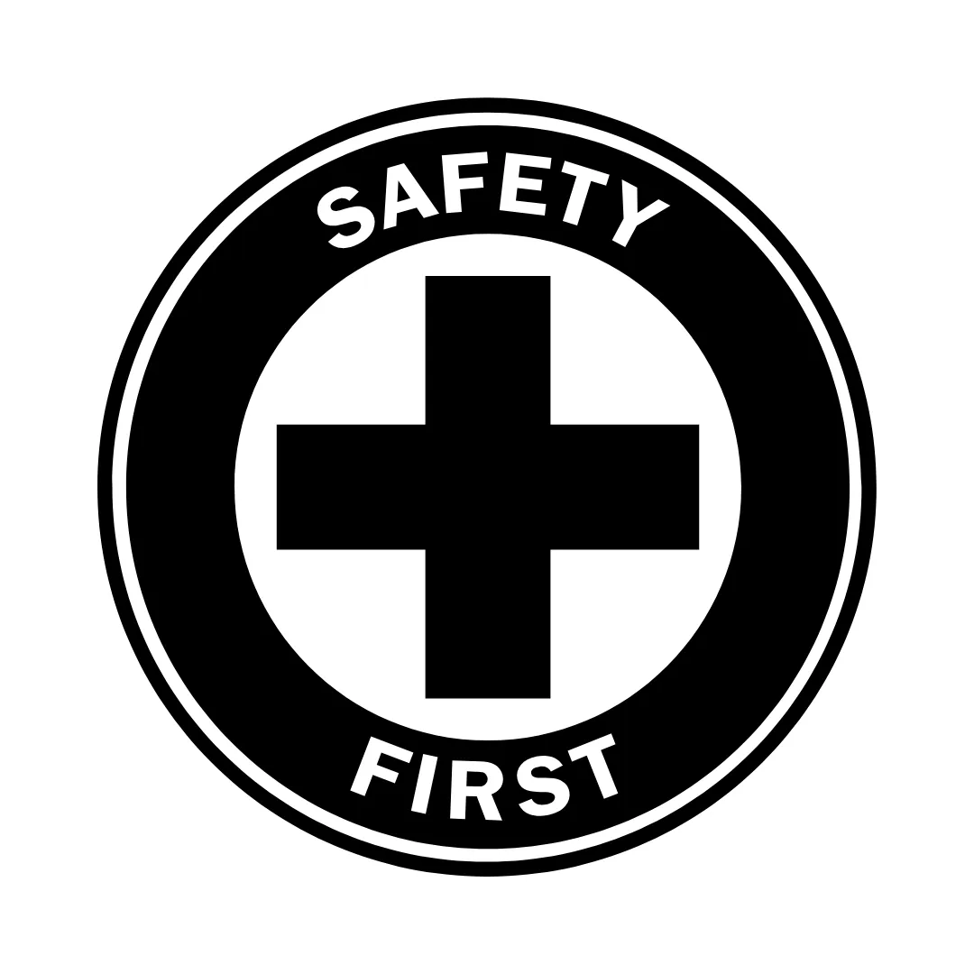 Petty Waggin Safety First badge - climate-controlled vehicles, secured harnesses, sanitized crates for safe pet transport