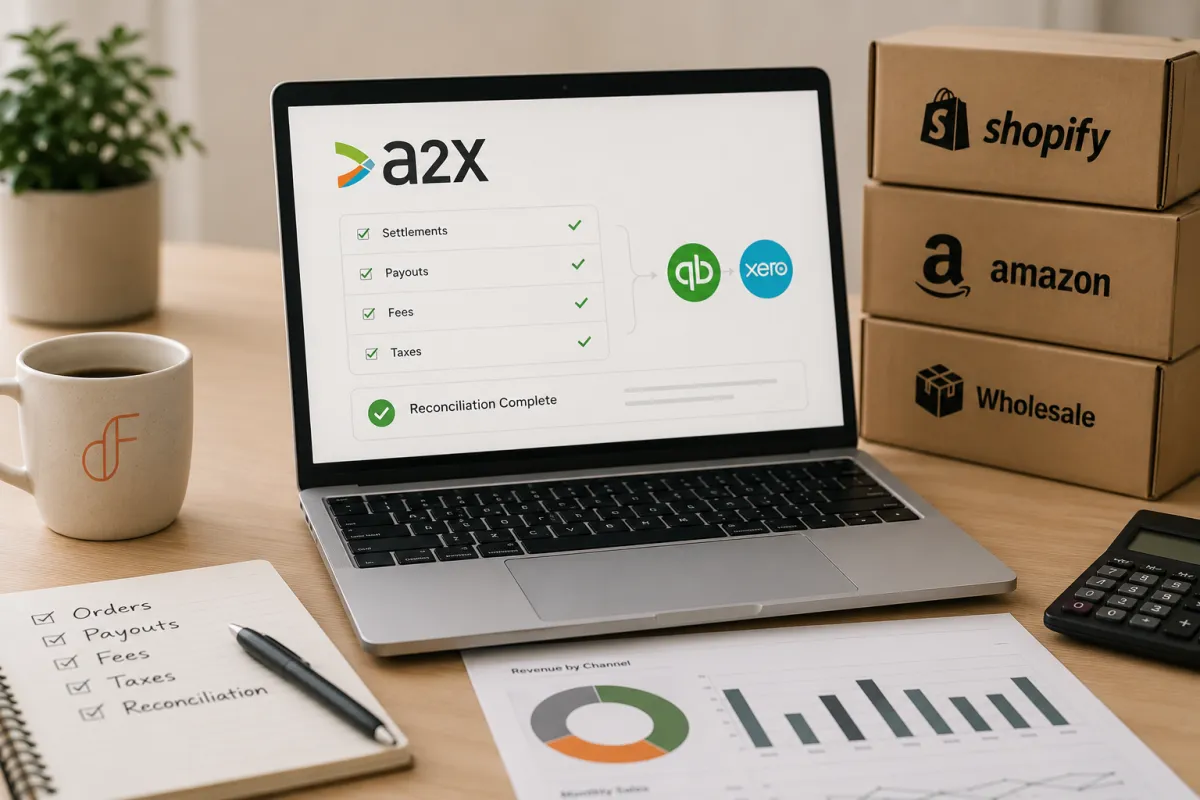 A2X for eCommerce Accounting for Growing Brands
