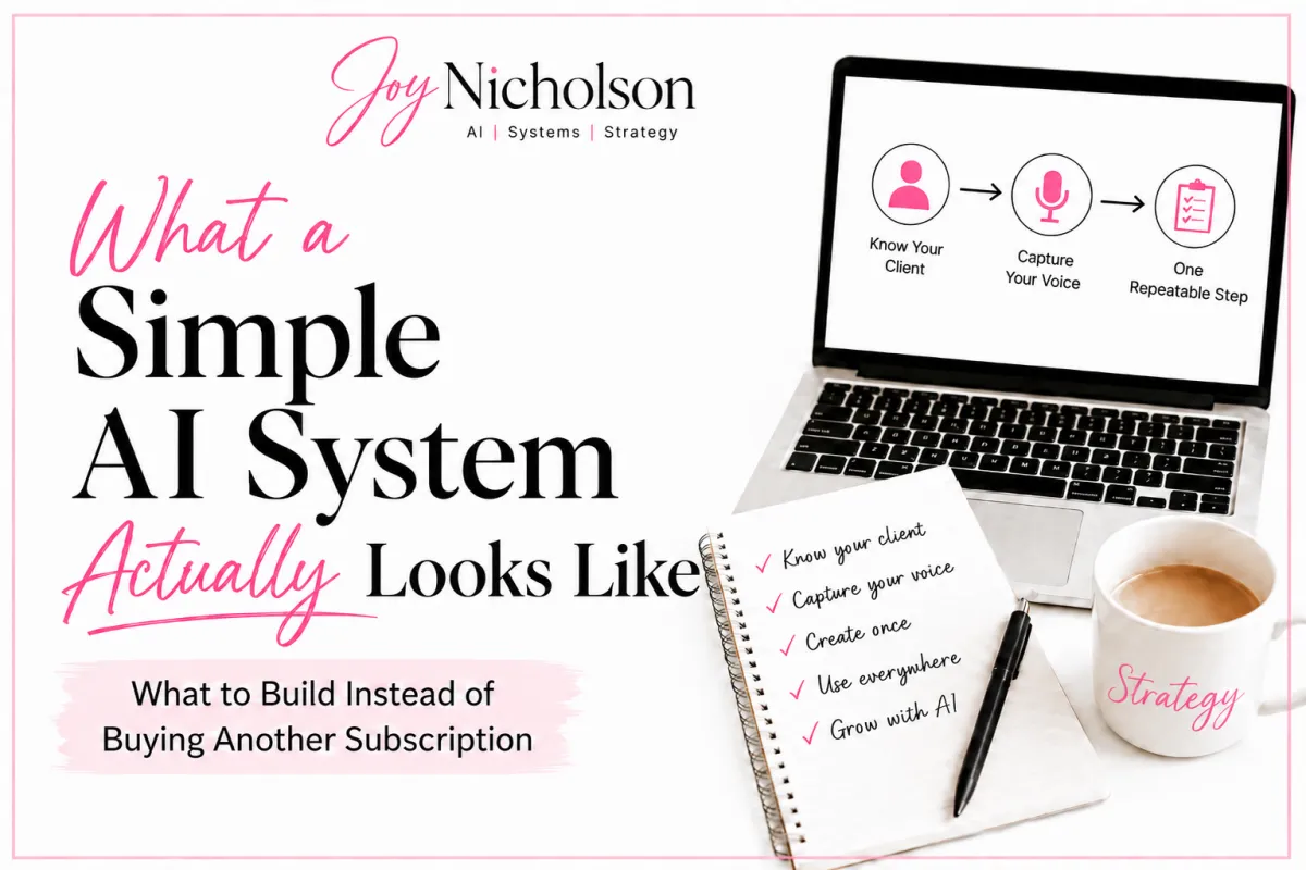 What a Simple System Actually Looks Like