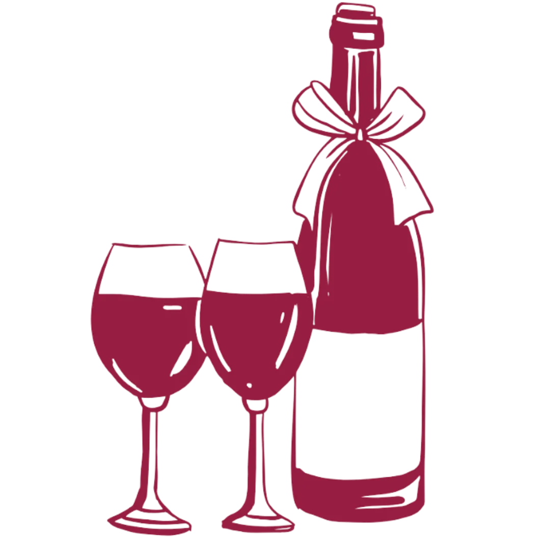 Wine Bottle and Glass