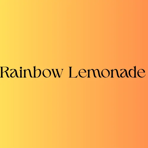 Rainbow Lemonade