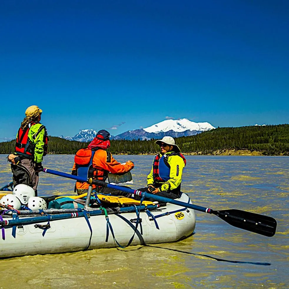 Rafters in Wrangell St Elias National Park