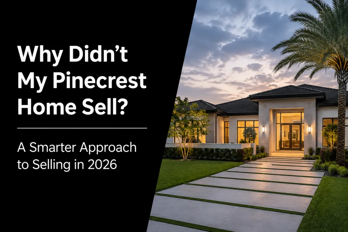 Pinecrest FL home selling and real estate in 2026