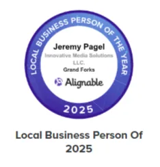 jeremy pagel 2025 local business person of the year in grand forks nd from alignable.com