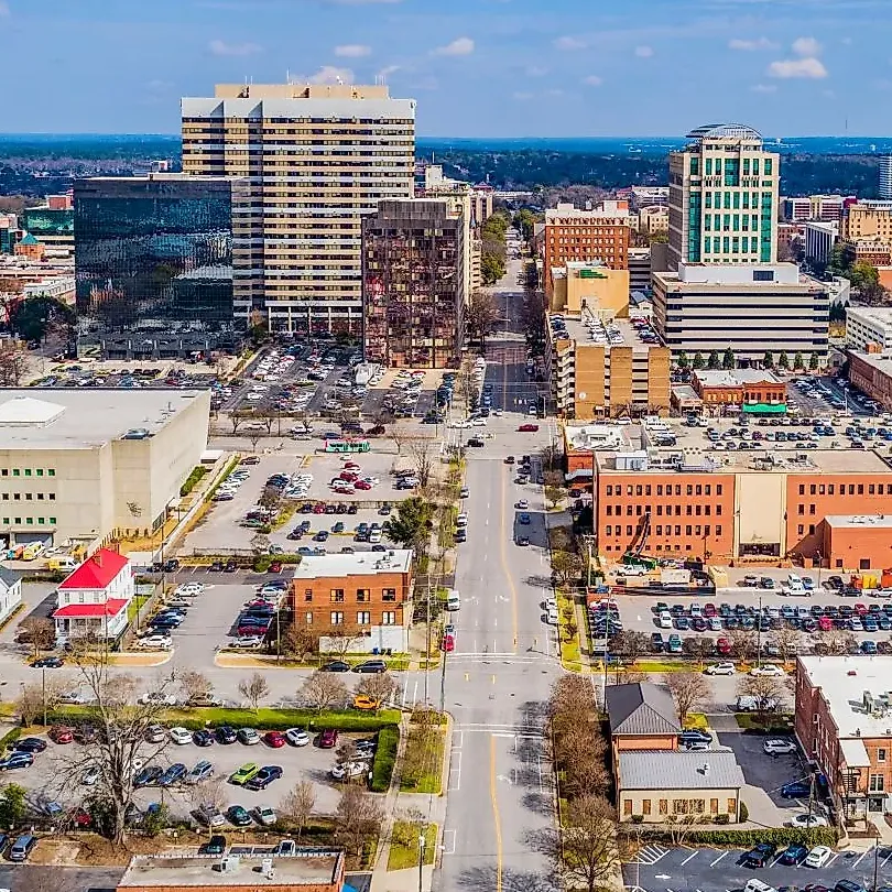 Aerial View Columbia, SC