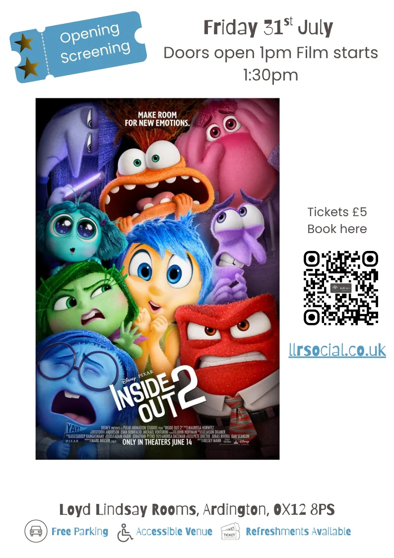 Opening Screening of LLR Social Cinema Clu Inside Out 2 Poster