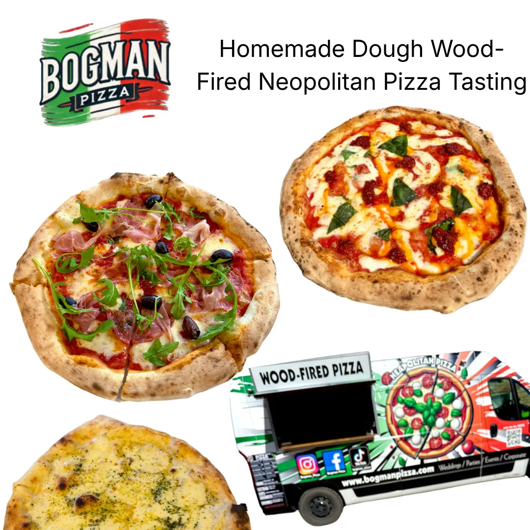 Bogman Pizza van & pizzas a LLR Social special tasting event