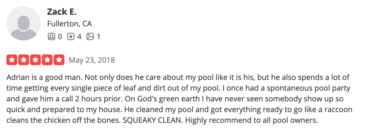 weekly pool service near me