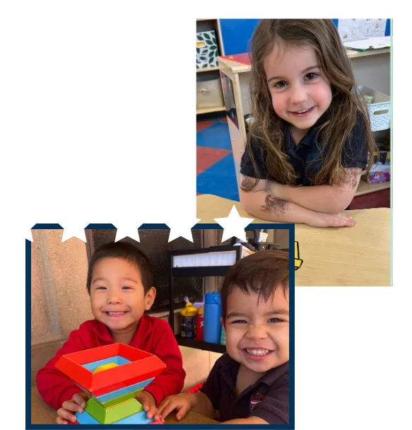 Children playing in childcare facility