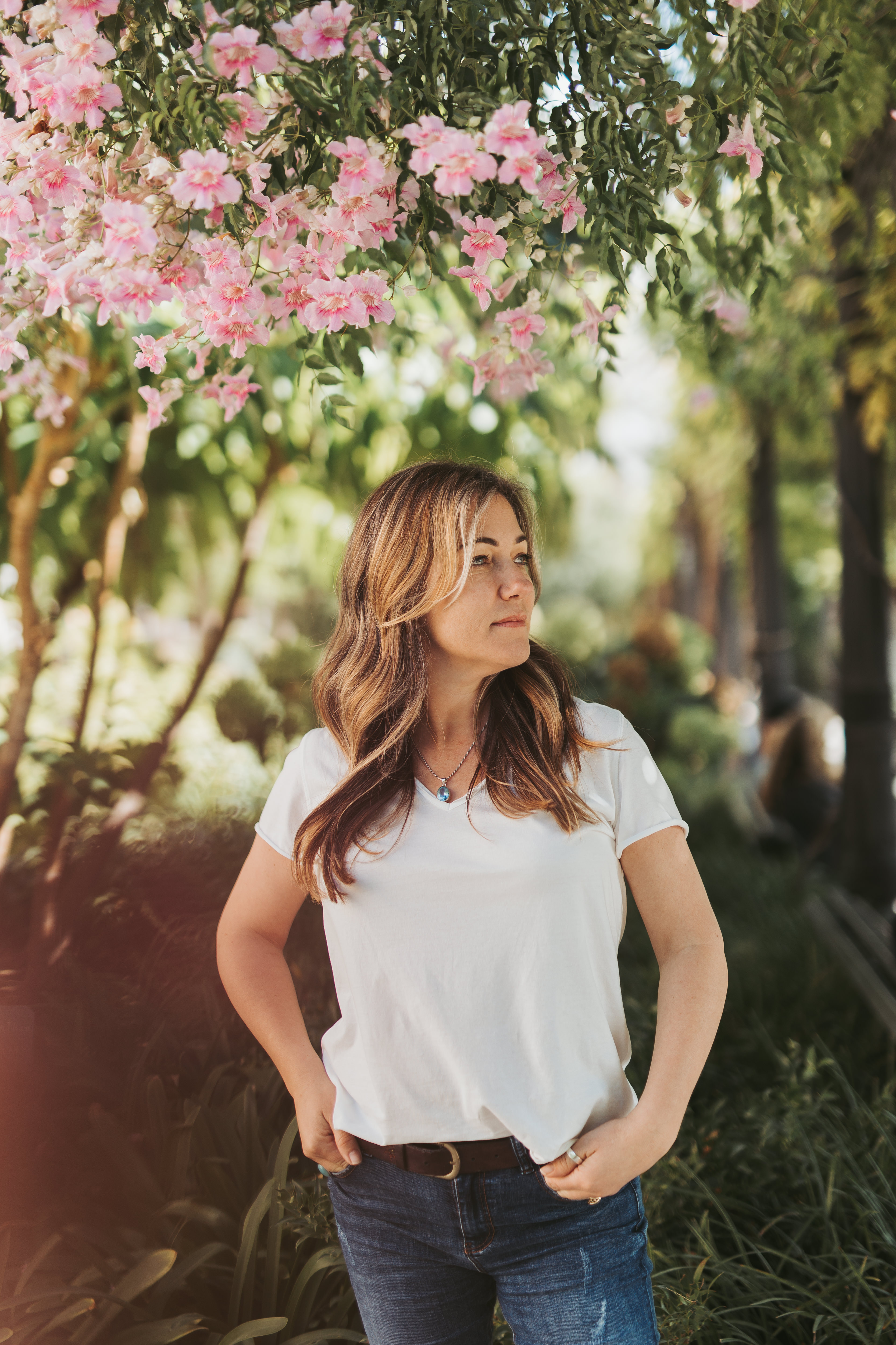 Iona under blossom in Venice